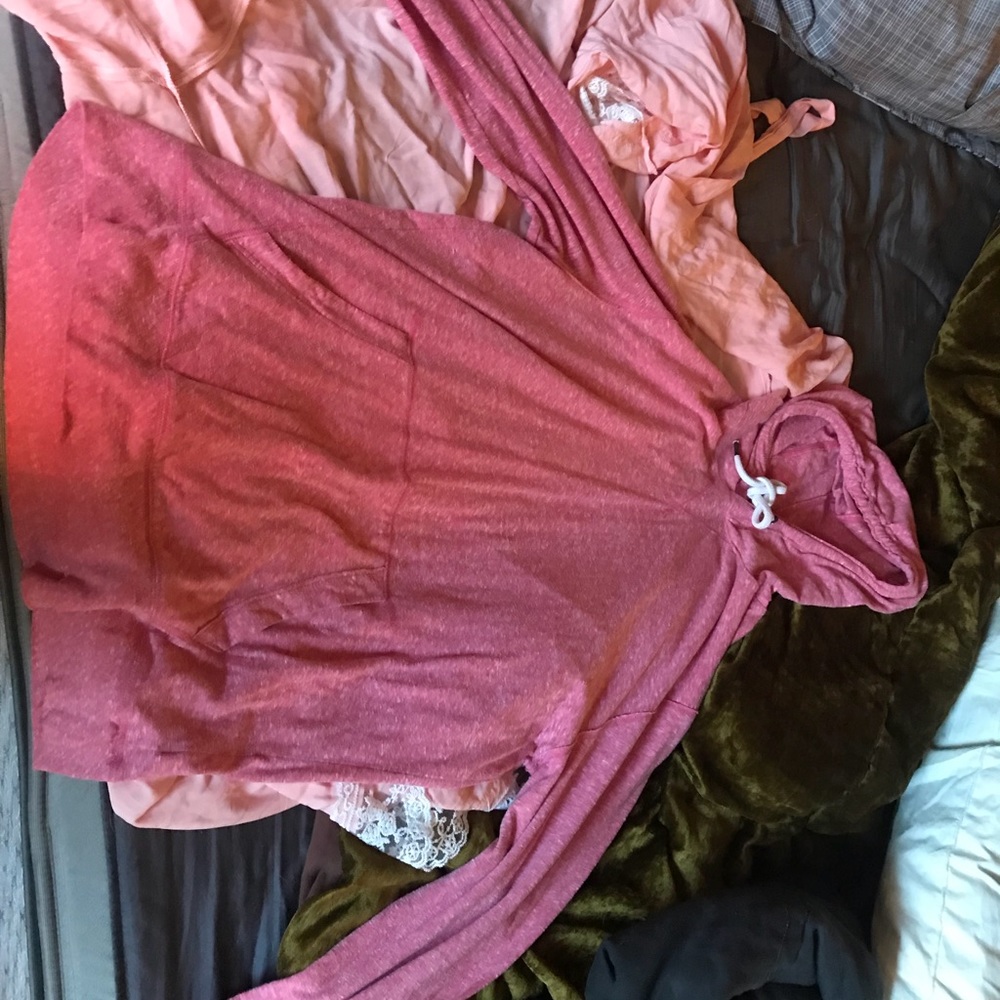 Men’s pink hoodie